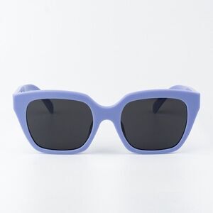 Celine MONOCHROMS Women Sunglasses Shiny Lilac Smoke Grey Geometric CL40198F 78A